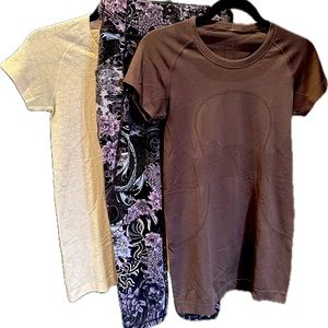 Lululemon 2 Run Swiftly Shirts SZ 6